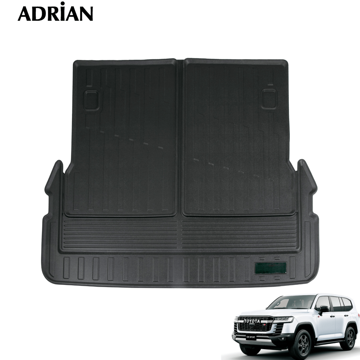Toyota Land Cruiser 2022 - 2025 - Gards Trunk Mat - Black Color - Adrian